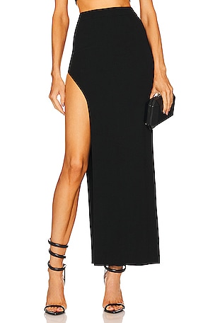 x REVOLVE Corrina High Slit Maxi Skirt Michael Costello