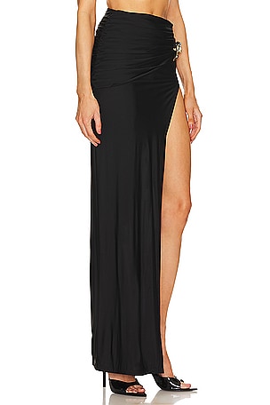 Michael Costello x REVOLVE Magnolia Maxi Skirt in Black