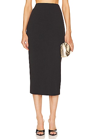 ANINE BING Riley Skirt in Black REVOLVE