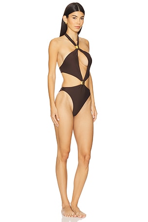 Michael Costello x REVOLVE Sylas One Piece in Brown