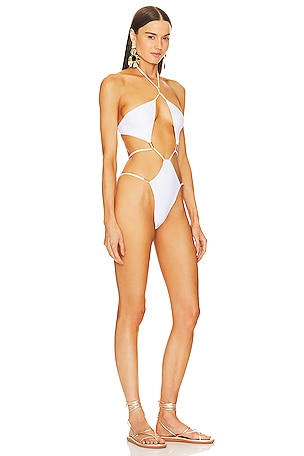 Michael Costello x REVOLVE Zadie One Piece in White