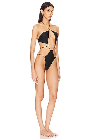 Michael Costello x REVOLVE Zadie One Piece in Black