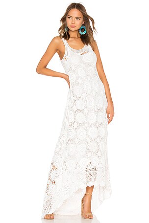 Secret Crochet Maxi Dress Mes Demoiselles