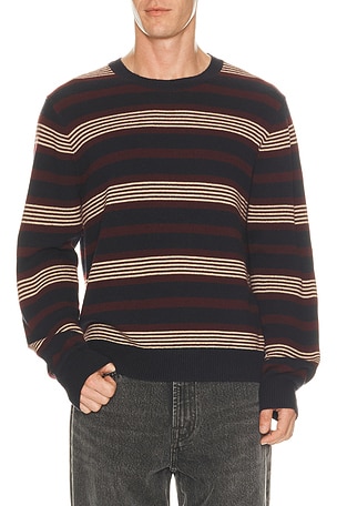 Frances Stripe Crewneck Sweater Madewell