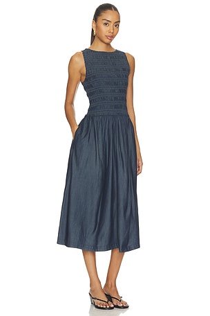 Madewell Keeran Denim Dress in Blue