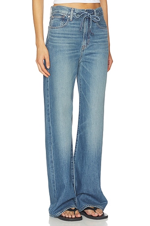 Madewell Ultimate Wide With Belt Jeans in Blue