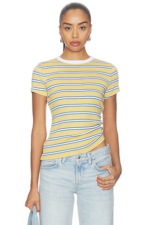 Stripe Crewneck 90s Tee Madewell