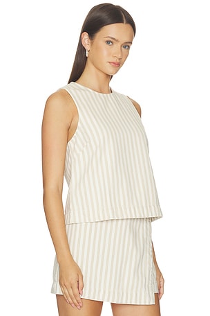 Madewell Button Back Shell Top in Cream