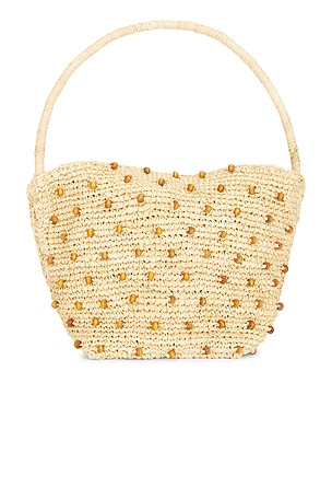 Madewell Seasonal Handwoven Shoulder Bag in Tan