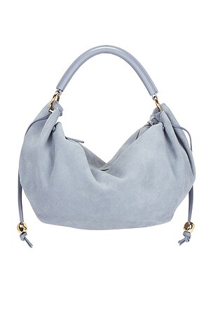 Madewell Gathered Shoulder Bag in Baby Blue