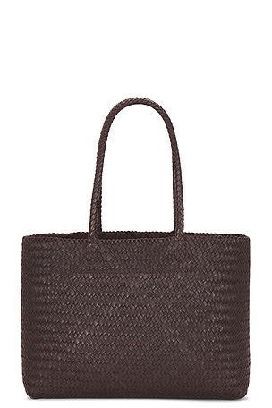Madewell Handwoven Tote in Chocolate