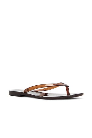 Madewell x Melissa Jelly Thong Flip Flop in Cognac. Size 9. Also