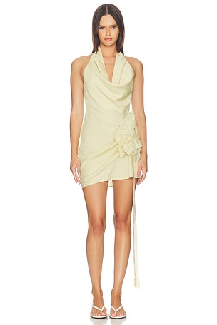 Mother of All Patsy Mini Dress in Yellow