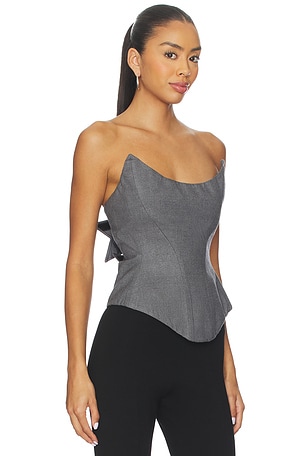 Mother of All Nemesis Corset Top in Grey