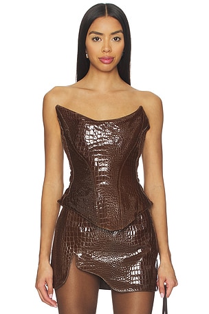 Nemesis Leather Corset Top Mother of All