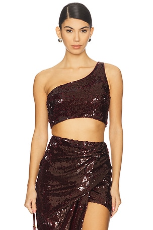 Lauren Sequins Crop Top Mother of All