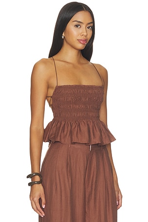 Mother of All Taylor Top in Brown