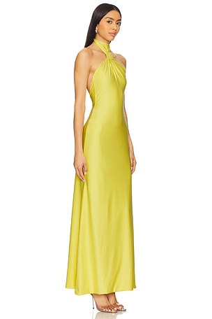 Mariandree Gaitan Daria Dress in Yellow
