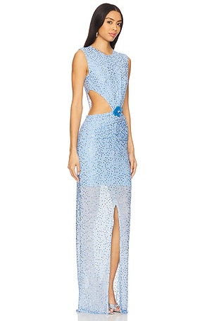Mariandree Gaitan Valentina Dress in Blue