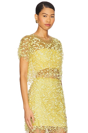 Mariandree Gaitan Thaylu Top in Yellow