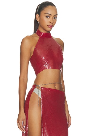 Mariandree GaiFauve Kate Top en Rouge