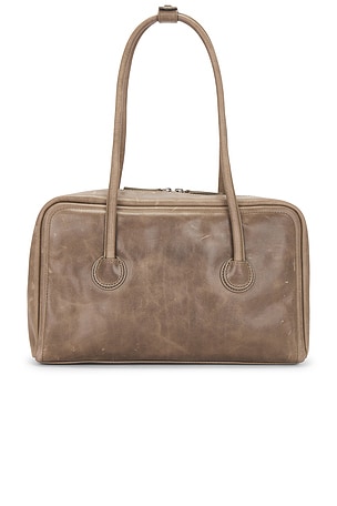 MARGESHERWOOD Soft Boston Bag in Taupe