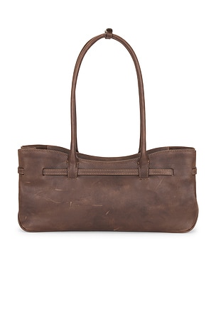 MARGESHERWOOD Grandma Used Shoulder Bag in Brown