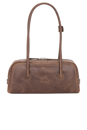 MARGESHERWOOD Soft Boston East / West Shoulder Bag in Brown