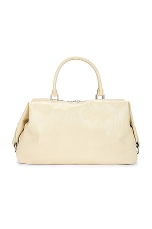 MARGESHERWOOD Dumpling Stud Shoulder Bag in Cream