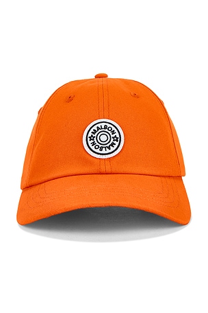 Waxed Cotton Strapback Hat Malbon Golf