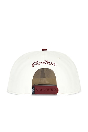 Malbon Palma Drive Snapback in White