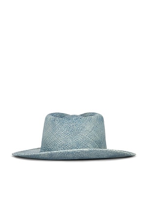 Malbon Indigo Straw Hat in Blue