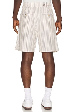 Malbon Arena Short in Cream