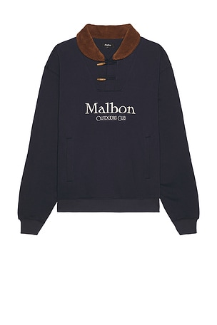 Flint Shawl Crewneck Pullover Malbon Golf