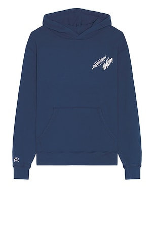 Malbon Golf x Santa Cruz Fesque Slasher Hoodie in Blue. Size XL/1X. Also