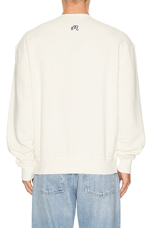 Malbon Golf Grayson Sweatshirt in Cream