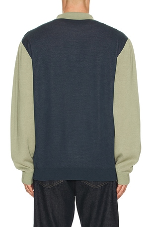 Malbon Golf Burgee Sweater in Blue