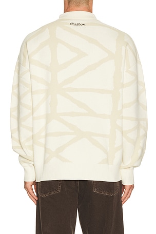 Malbon Golf Verdant Sweater in Cream