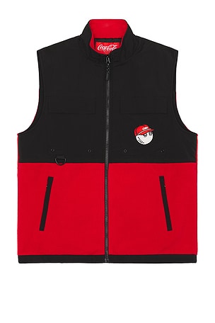 x Coca Cola Polar Fleece Vest Malbon Golf