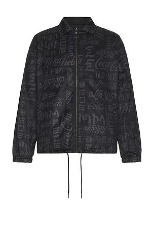 Malbon Golf x Coca Cola International Reversible Coaches Jacket in Black