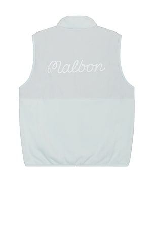 Malbon Golf Rainier Microfleece Vest in Baby Blue