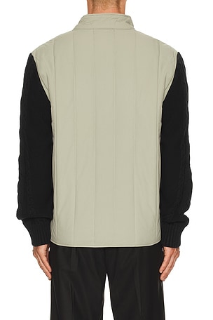 Malbon Golf Isle Hybrid Jacket in Green,Black. Size XL/1X. Also