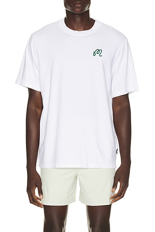 Malbon Bermuda Playa Tee in White