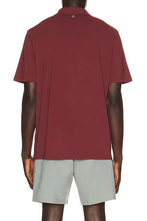 Malbon Fairway Polo in Brown