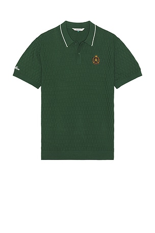 Crest Knit Polo Malbon Golf