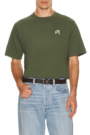 Malbon Golf Oakwood T-shirt in Army