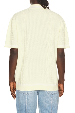 Malbon Navarro Polo in Yellow