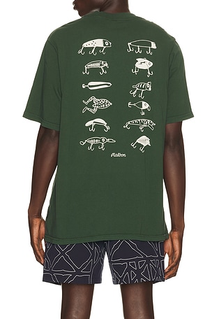 Malbon x Golf & Bass Club Bermuda Lures Tee in Green