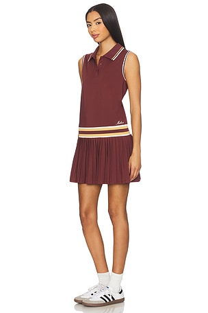 Malbon Golf Bella Dress in Burgundy