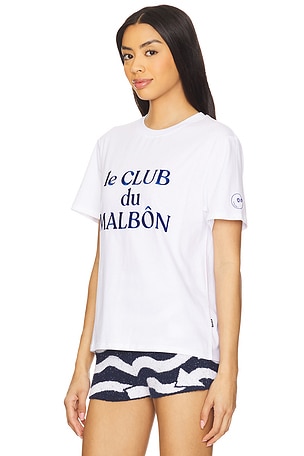 Malbon Golf Cosette Tee in White